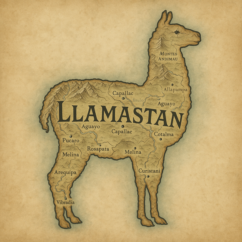 Map of Llamastan